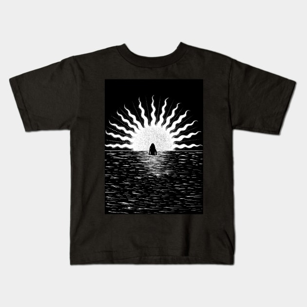 Sunlight (special sticker) Kids T-Shirt by NorthAnima